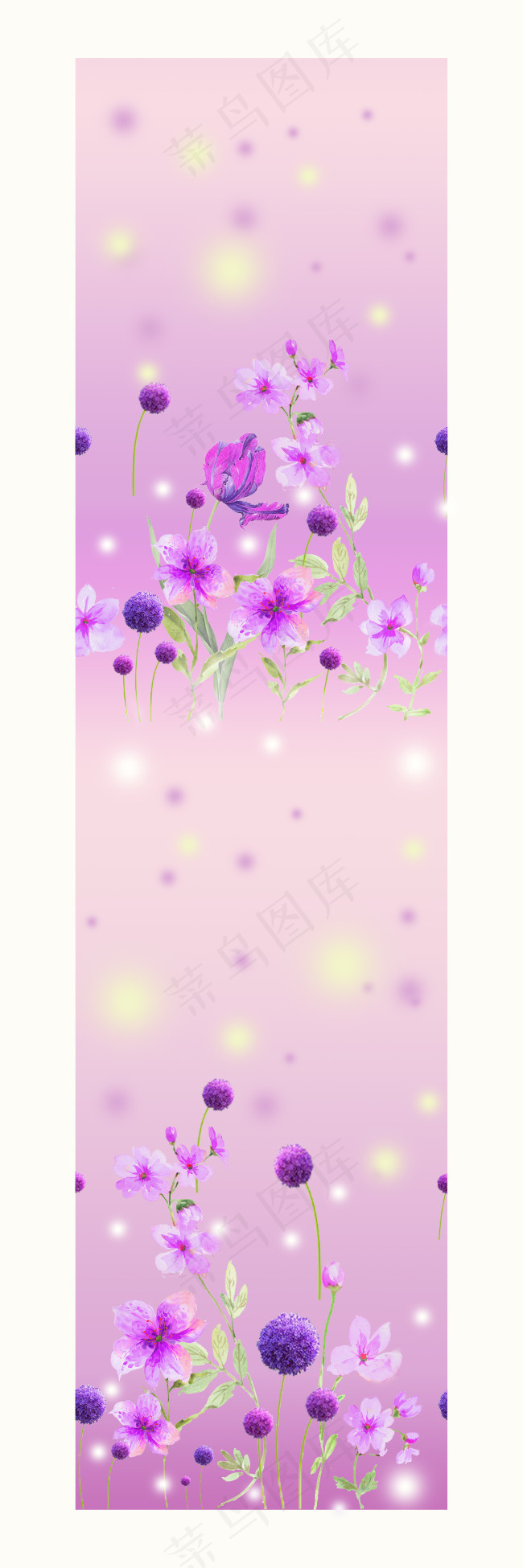 花型，紫色蒲公英