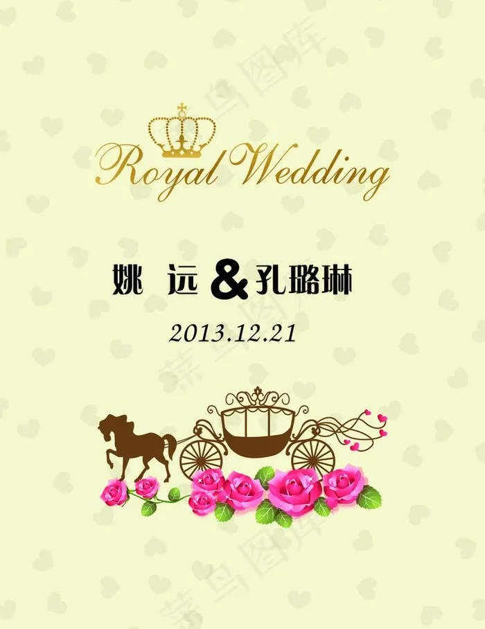 婚礼水牌图片psd模版下载