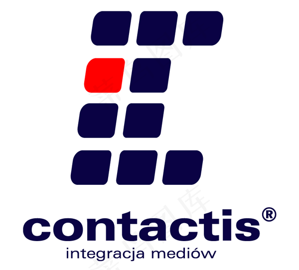 Contactis logo设计欣...ai矢量模版下载