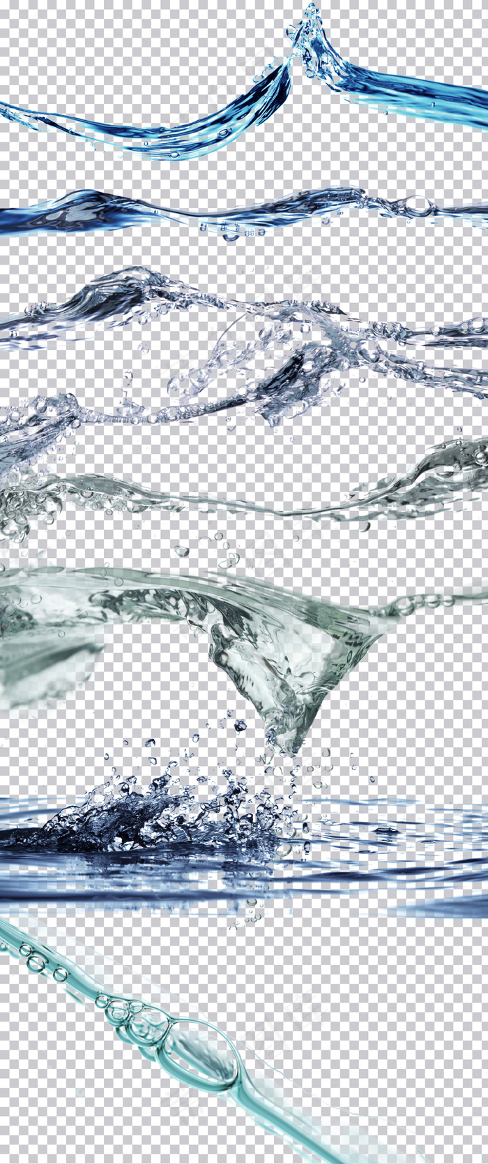 水纹水背景水波纹分层水层PSD源文件(2480X5906(DPI:300))psd模版下载