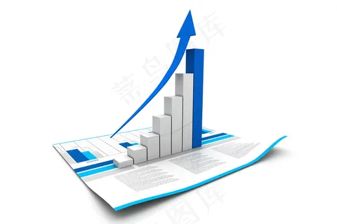 立体柱状数据图03—高清图片
