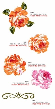 artcity韩国时尚华丽图案系列...psd模版下载