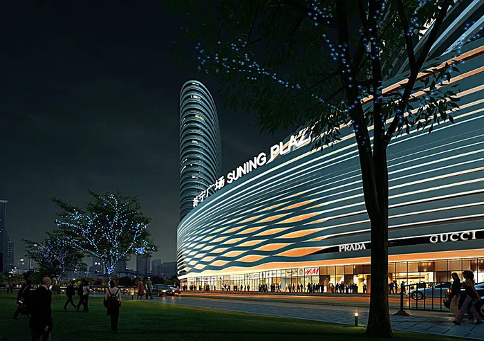 商业建筑设计效果图(4200X2956(DPI:72))psd模版下载