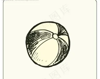 手绘皮球图片