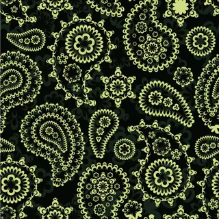 佩斯利涡旋纹腰果花男装复古印花