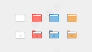文件夹图标PSD分层素材