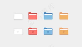 文件夹图标PSD分层素材