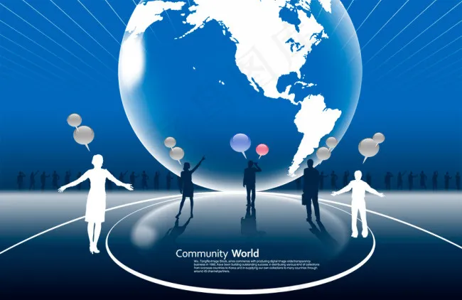 高清PSD分层素材合作成功psd模版下载