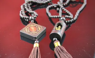 辟邪木车挂图片