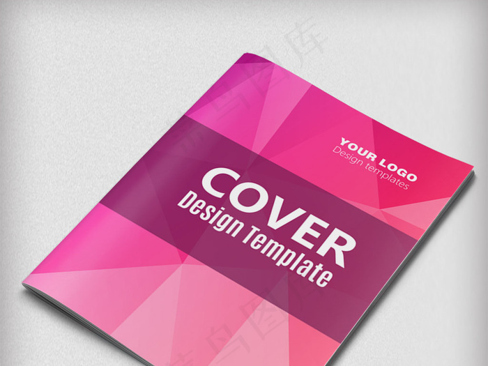 时尚红色招商宣传画册封面设计