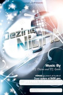 夜场KTV娱乐海报PSD分层模板