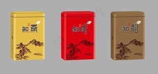 茶叶罐 铁罐 铁盒