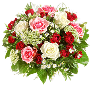 鲜花花束免扣PNG花朵素材4