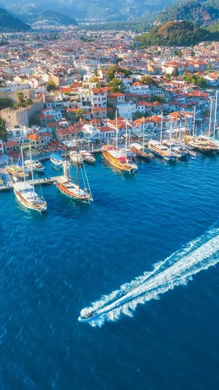 海滨城市高清摄影图片