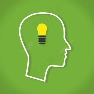 简洁头脑风暴背景矢量素材