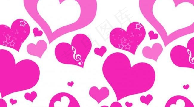 各种心形漂亮笔刷图片