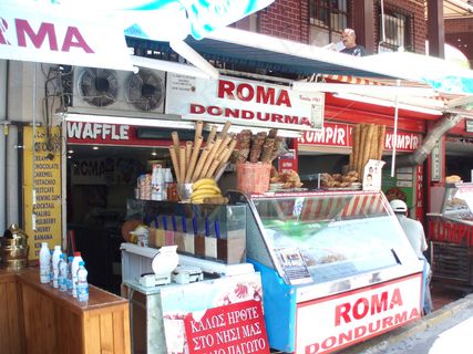 冰淇淋零售点图片