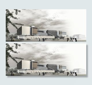 建筑景观效果图图片