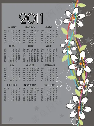2011新年日历