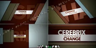 斜切式图形元素中的文字展示效果