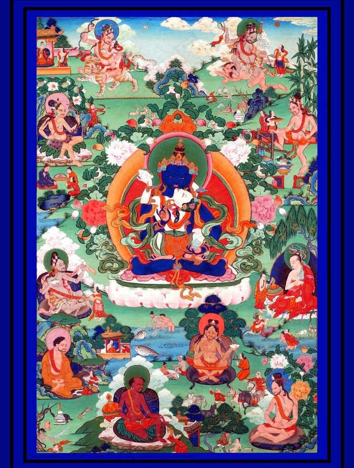 莲师八变之莲花金刚上师图片