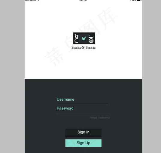 国外简单UI 设计psd模版下载
