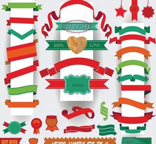 丝带包装袋彩带图片