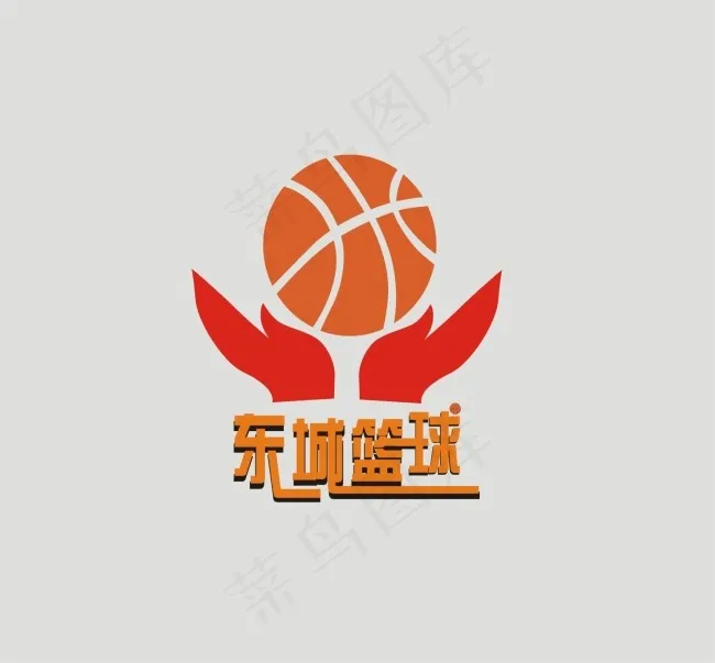 篮球LOGO标识设计cdr矢量模版下载