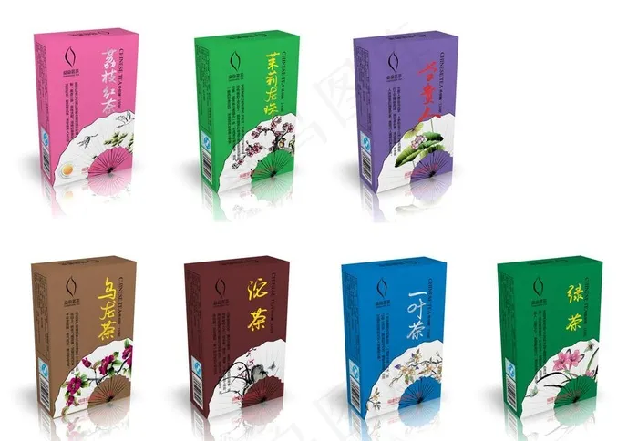 茶叶包装设计图片ai矢量模版下载