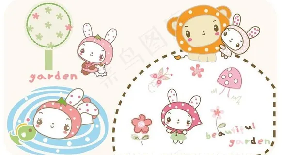 卡通插画矢量素材图片