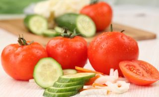 黄瓜片 胡萝卜片 西红柿图片