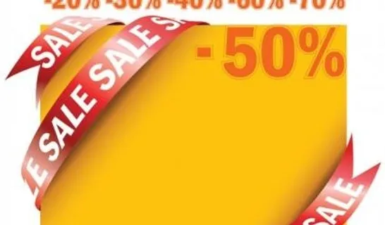 销售丝带卡片矢量