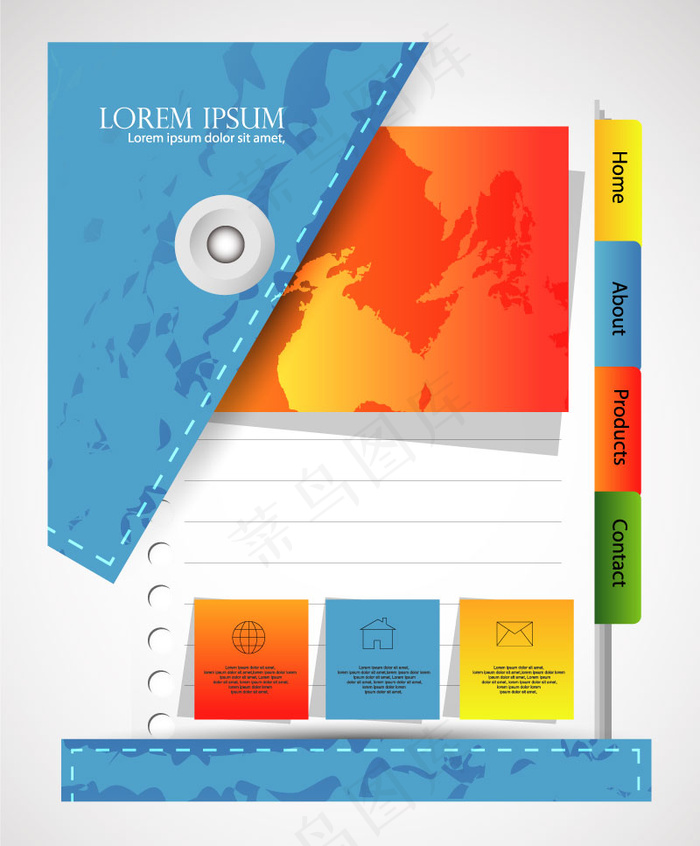 书本矢量素材免费下载