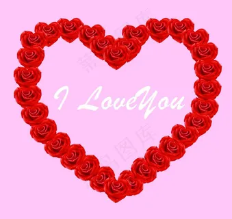 心形 玫瑰图片
