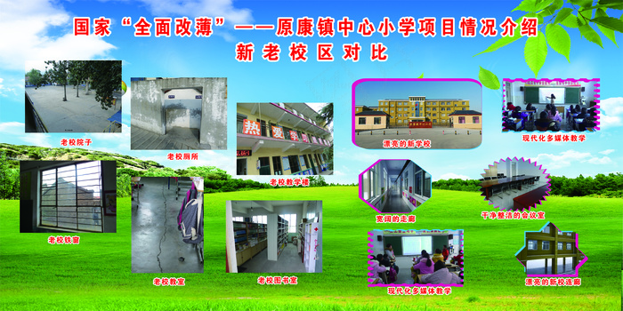 中心小学全面改薄psd模版下载