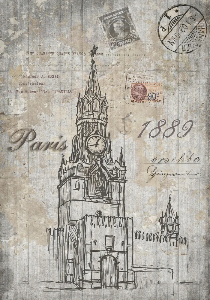 欧式复古建筑(2205X3150(DPI:80))psd模版下载