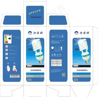 节能灯包装盒图片