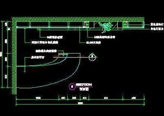 美容美发接待台、工作台装修施工图纸...