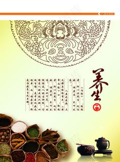 茶叶养生彩页PSD