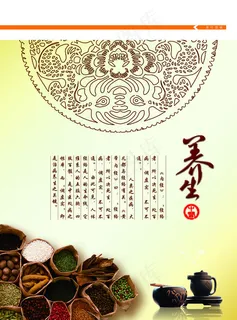 茶叶养生彩页PSD