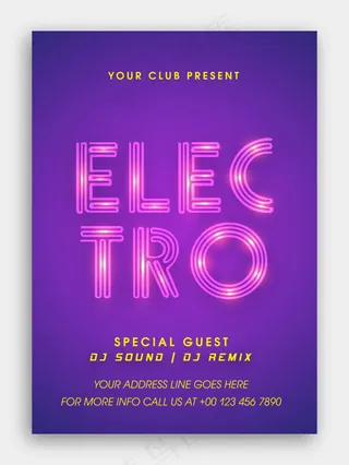 创意英文背景海报设计