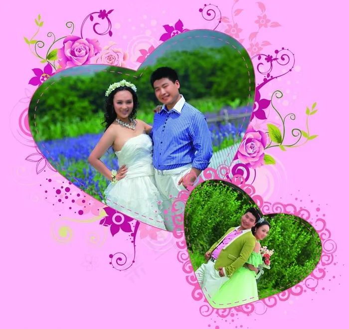 结婚背景布图片