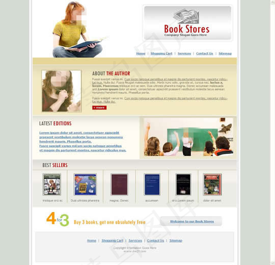 国外在线学习创意网站模板