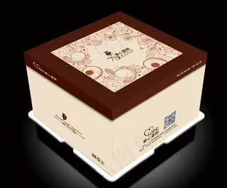 爱心蛋糕 效果图加展开图图片