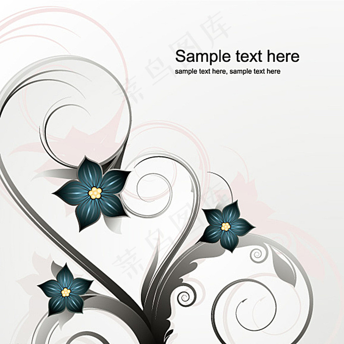 精美花纹底纹图片