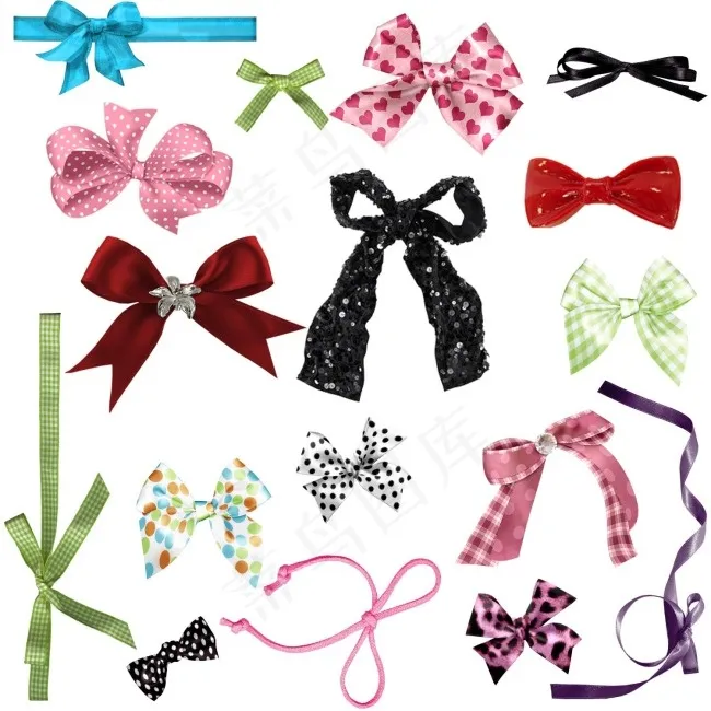 蝴蝶结素材psd模版下载