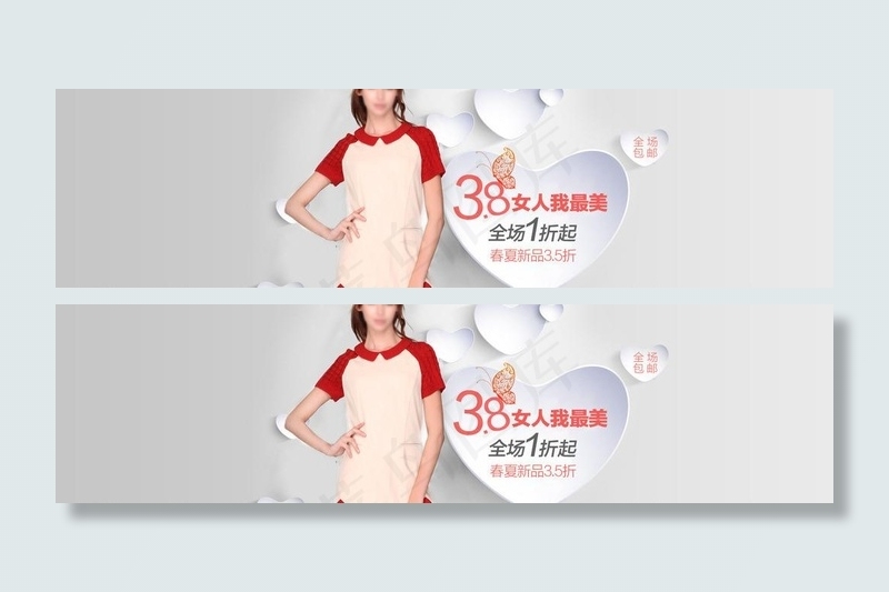 女装海报图片psd模版下载