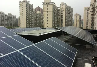 上海大宁绿地光伏发电图片