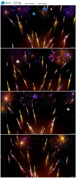 高清烟花视频特效 高清烟花视频特效