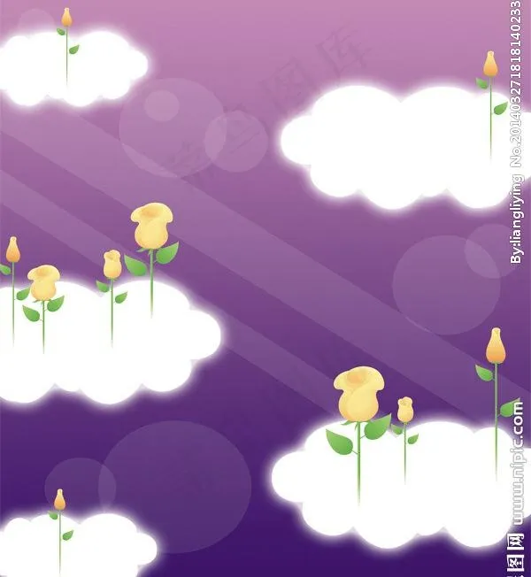 移门黄玫瑰花图片psd模版下载
